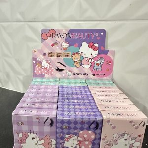 Jabón de Ceja Hello kitty, para planchado laminado de Ceja. Estilízala a tu gusto. Favorbeauty.