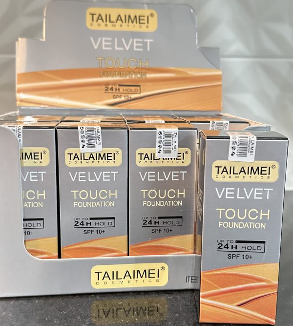 Cajita con 12 Maquillaje Tailaimei Velvet Touch es uno de los Top por su Alta Cobertura y cuenta con una protección solar FPS 10. Cubre manchas, acné, paño, tatuajes, cicatrices, lunares, signos de la edad, máxima cobertura, duración de hasta 24 hrs. 3 tonos que se adaptan a tu tono de piel - Imagen 2