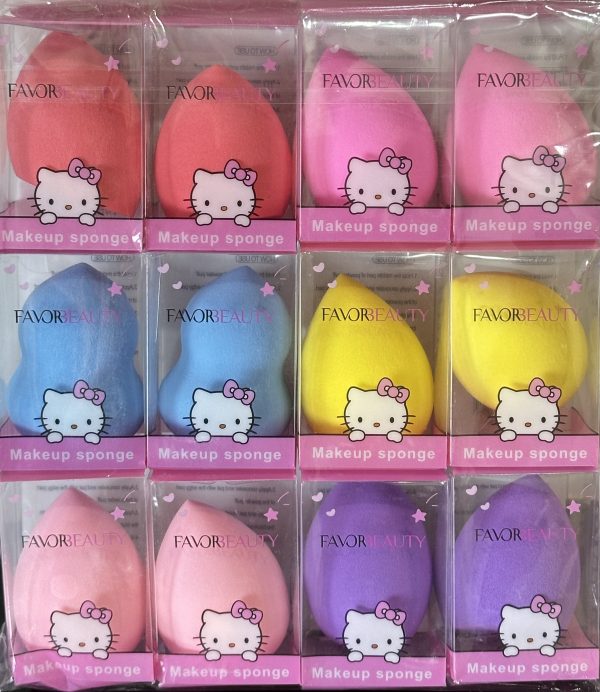 Docena Beauty Blender Colores Kitty. FAVORBEAUTY.