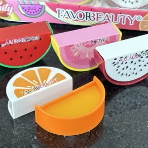 LipGloss Bálsamo Labial Frutas Favorbeauty. Repara, Hidrata, Nutre. Exquisito olor.