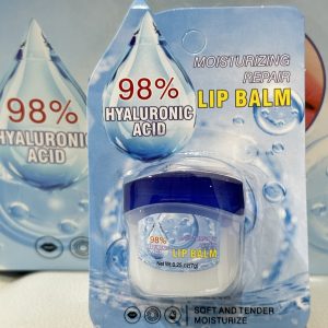 Vaselina bálsamo labial de Ácido Hialuronico. Humecta, Hidrata, Suaviza, repara tus labios. 98 % Ácido Hialuronico