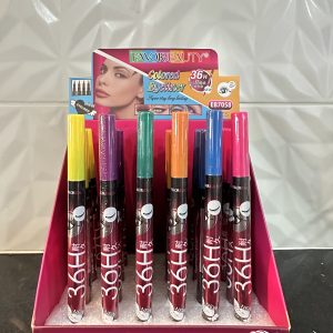 Delineador Plumón Colores a prueba de agua, 36 H larga duración. Favorbeauty