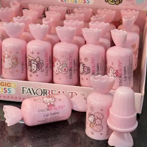 Lip Balm Bálsamo Mágico. Candy Hello Kitty. Favorbeauty.
