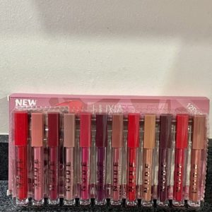 6 pack. 6 Set 12 Lipstick HuxiaBeauty Matte- Indeleble- Waterproof.