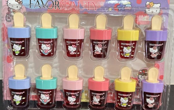 6 pack. 6 Set 12 Tintas Paleta Hello Kitty. FAVORBEAUTY
