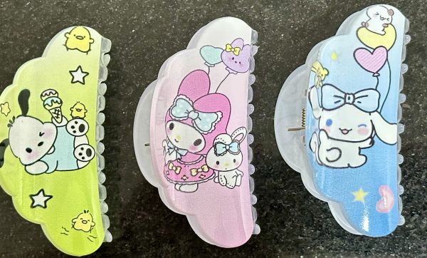 Docena Pinza para el cabello Hello Kitty y sus amigos. - Imagen 2