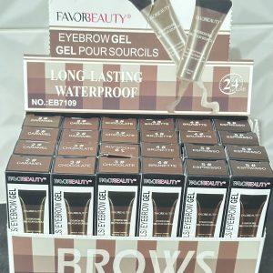 Gel para Cejas larga duración, waterproof, 24 hrs. Favorbeauty.