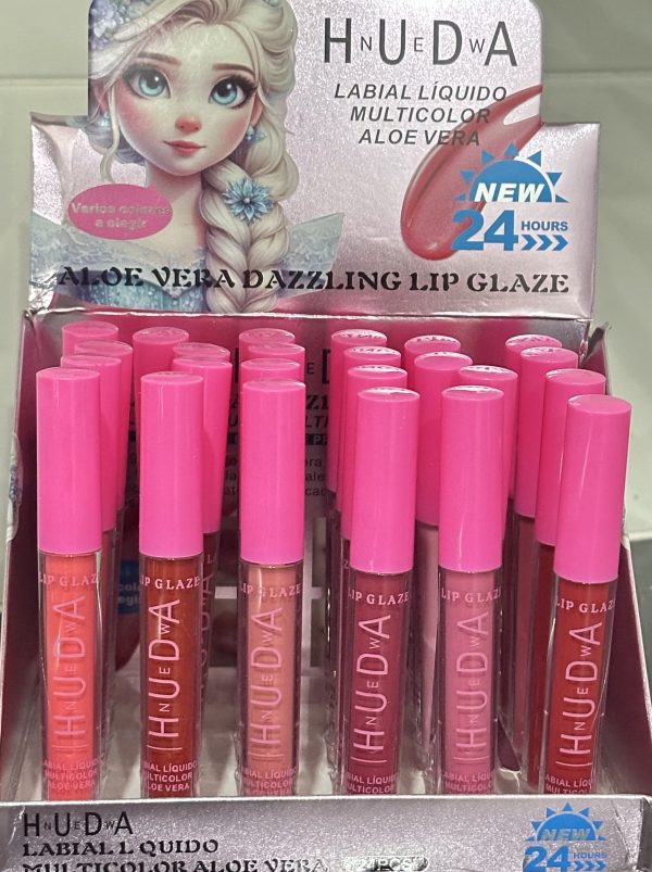 Lipstick, Labial Líquido con Aloe Vera Multicolor, Matte Indeleble 24 hrs. New HUDA - Imagen 2