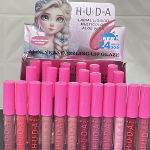 Lipstick, Labial Líquido con Aloe Vera Multicolor, Matte Indeleble 24 hrs. New HUDA