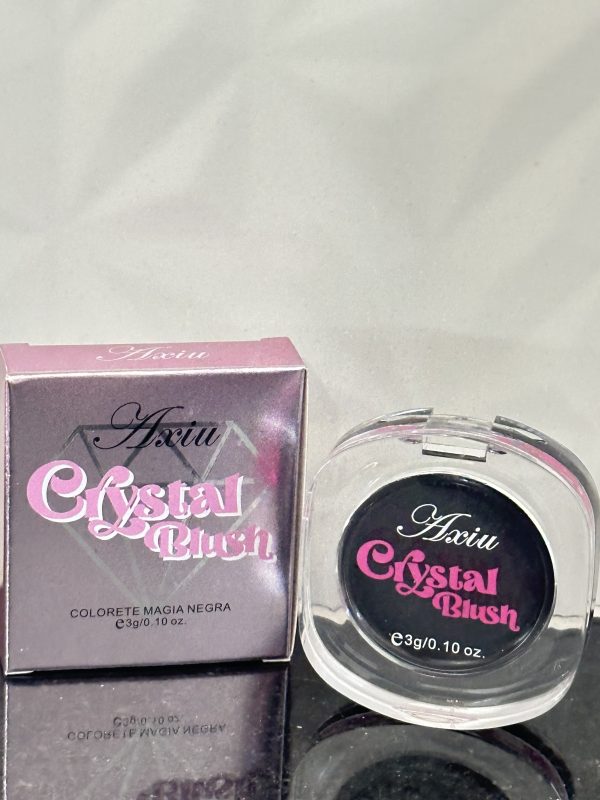 Black Magic Cristal Blush, Axiu. Rubor Mágico. Textura Gelatinosa, el color cambia con la temperatura de tu cuerpo, larga duración. También puedes usarlo para los labios.