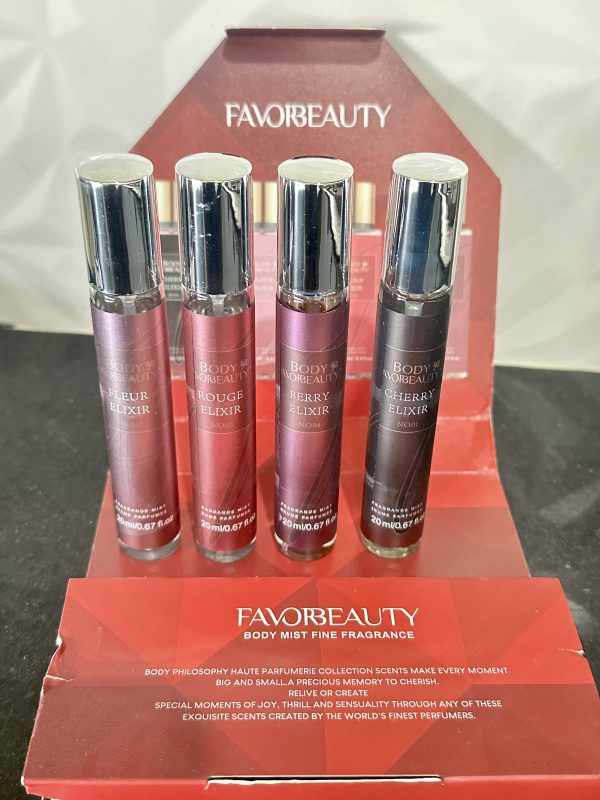 3 pack. 3 Set 4 Perfumes de 20 ml cada uno. Favorbeauty.