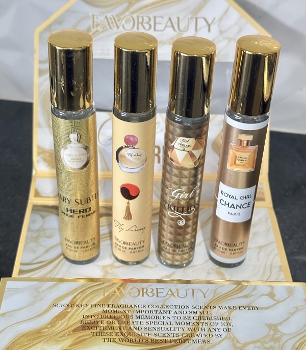 3 pack. 3 Set 4 Perfumes de 20 ml cada uno. Favorbeauty. - Imagen 2