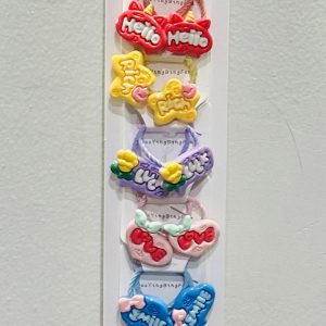 Paquete de Ligas para el cabello LOVE. Paquete con 20 piezas ( 12 pares )