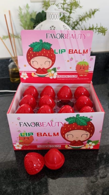 Bálsamo labial Fresitas Favorbeauty. humecta- Hidrata- Suaviza y cambia de tono a tu PH