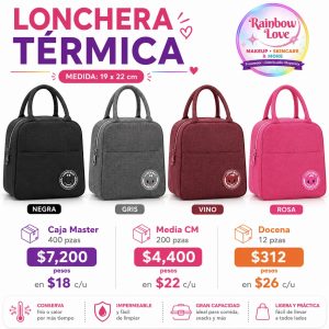 Caja Master 400 pzas Lonchera Térmica 19x22