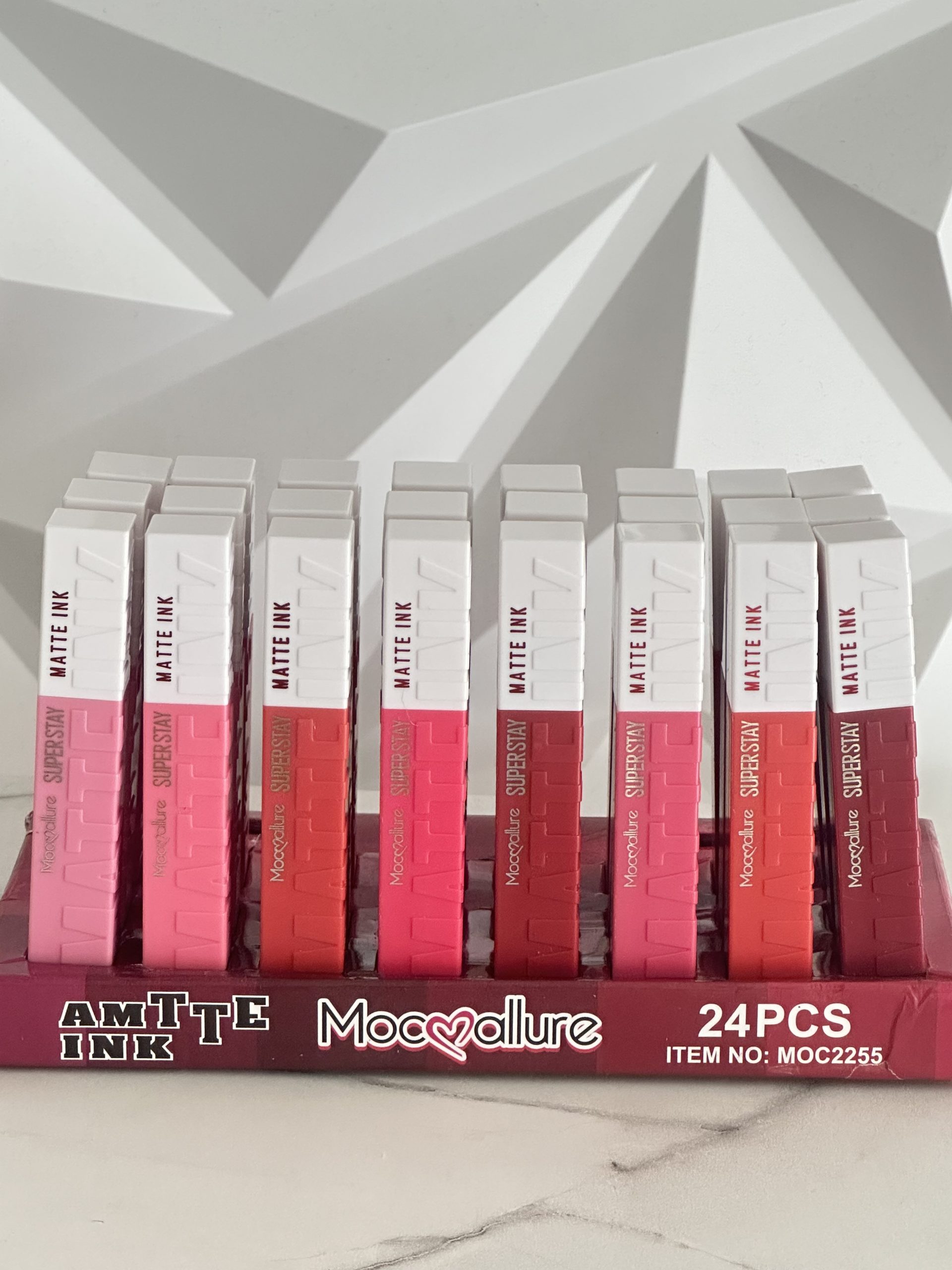 LipGloss Super Stay Matte Ink. Tipo Maybelline. Matte Larga Duración.