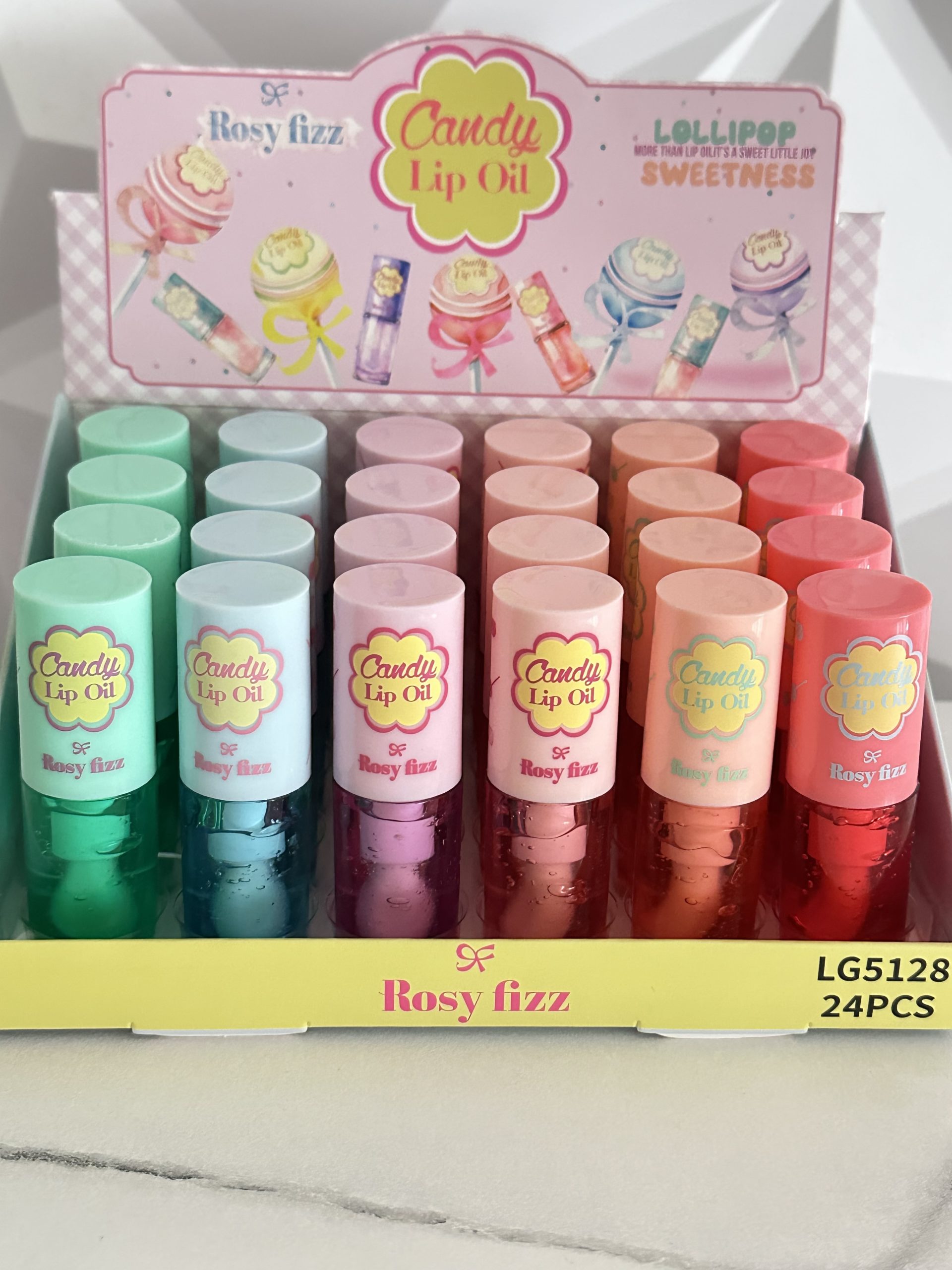 Caja con 24 LipGloss Candy Chupa Chups