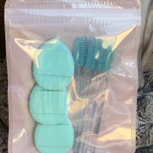 Kit 3 mini almohadillas y 6 cepillitos