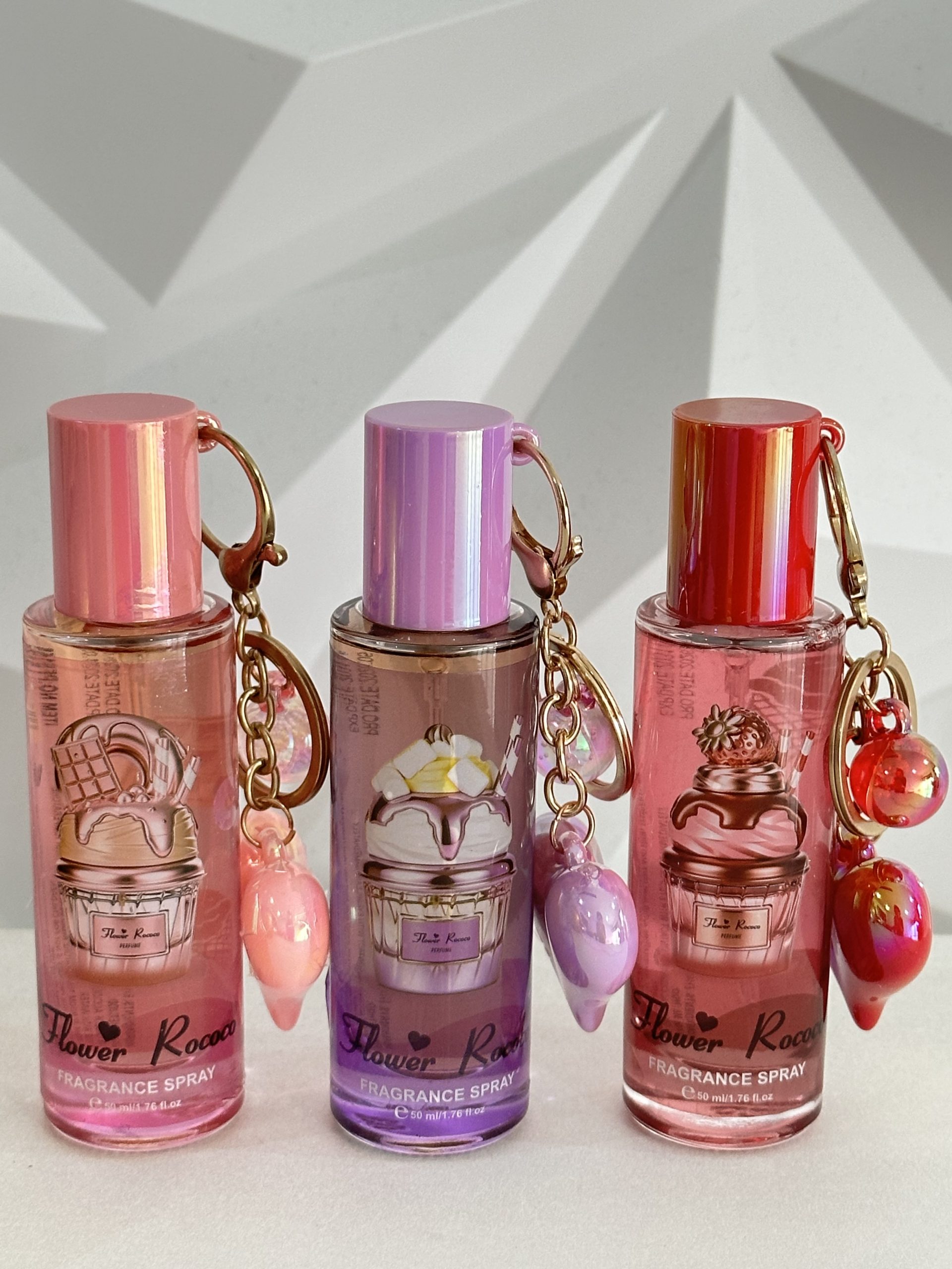 Mini Perfume Panquesitos con llavero 50 ml