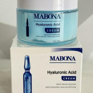 Crema facial hidratante con ácido hialurónico MABONA 50g