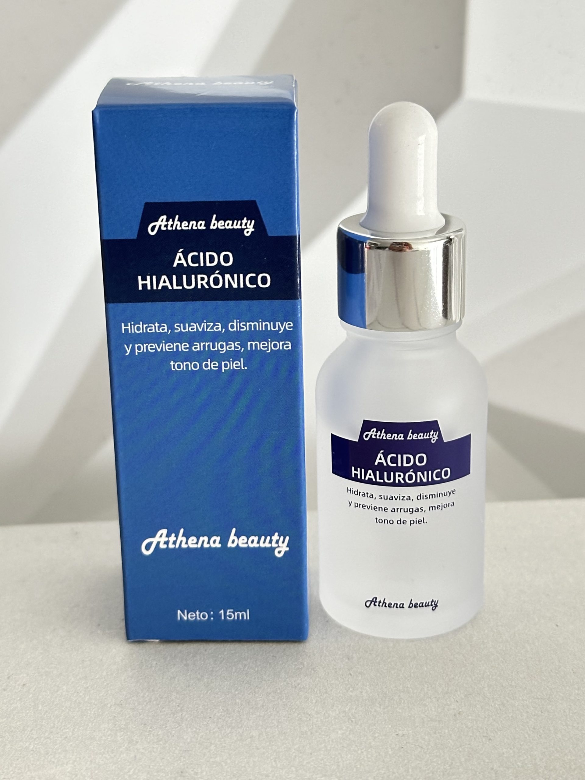 Suero de Ácido Hialuronico 15ml Hidrata, suaviza, disminuye y previene arrugas, mejora tono de piel.
