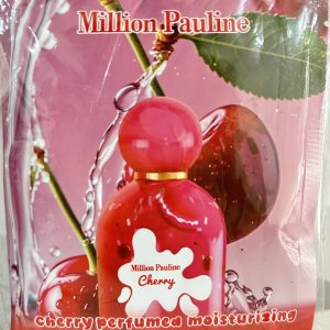 100 pack. 100 Mascarillas Hidratantes Facial Cherry con Colageno y Ácido Hialuronico reparación profunda. Million Pauline