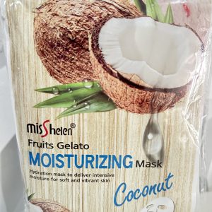 100 pack. 100 Mascarillas Hidratantes Facial Coco con Colageno y Ácido Hialuronico reparación profunda. Million Pauline
