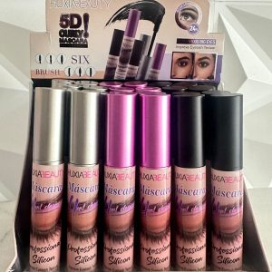 Rimel Máscara de Pestañas HuxiaBeauty a prueba de Agua. Plata- Negro- Morado. Tipo PROSA.