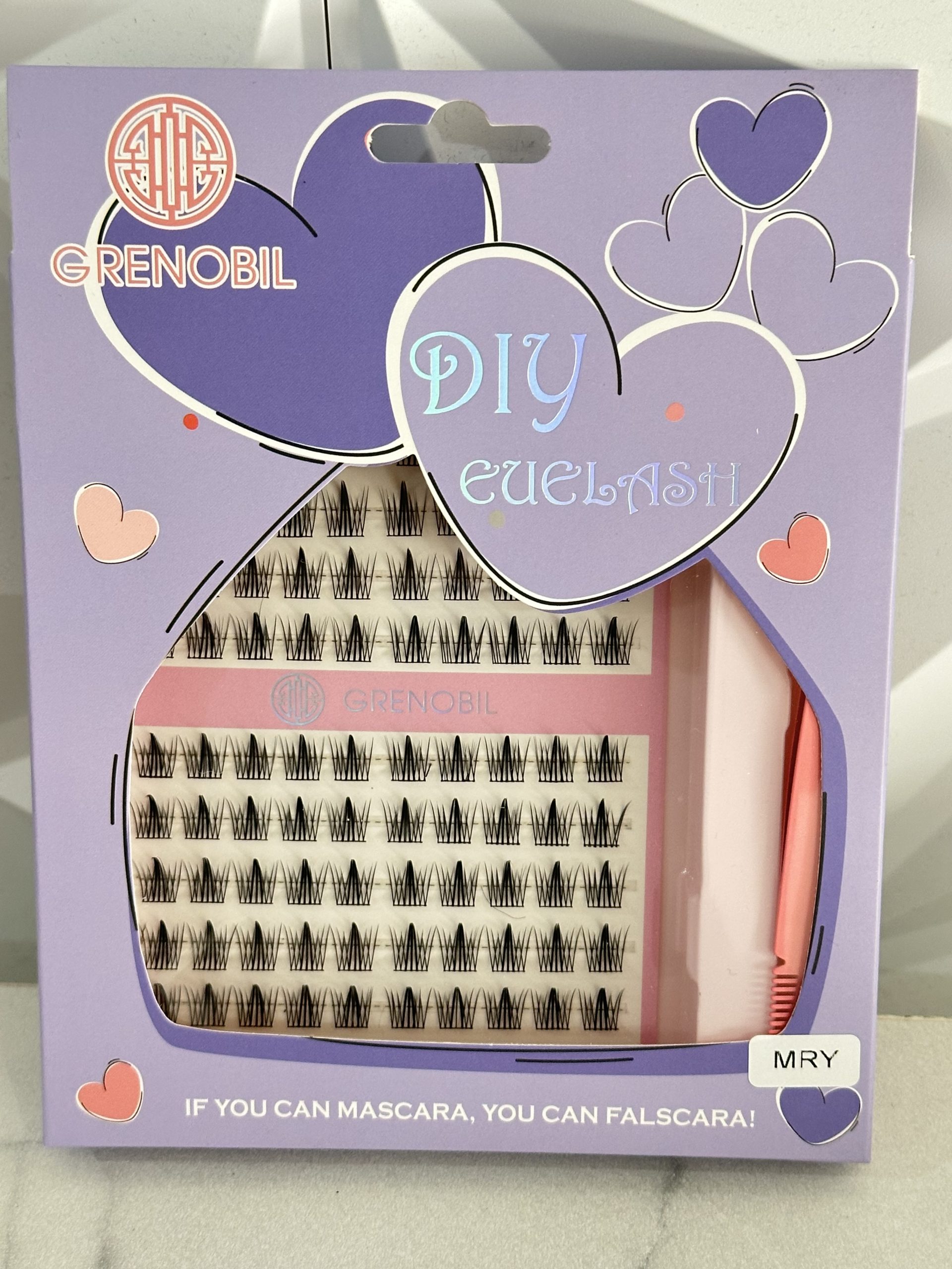 6 pack. 6 Set de Pestañas extensión racimo con pinza/ cepillito. - Imagen 11