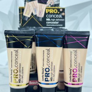 Caja con 12 Correctores PRO HD Alta Cobertura Comfort Beauty. Tamaño Grande.