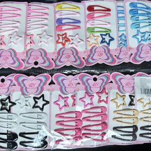 Docena Estrellas y Cucas Colores ( 12 cartoncitos )
